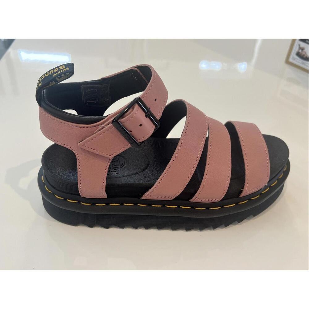 Dr. Martens Pink Leather Platform Strappy Sandals. NWOT - Picture 7 of 11
